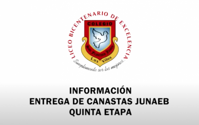 ENTREGA DE CANASTAS JUNAEB