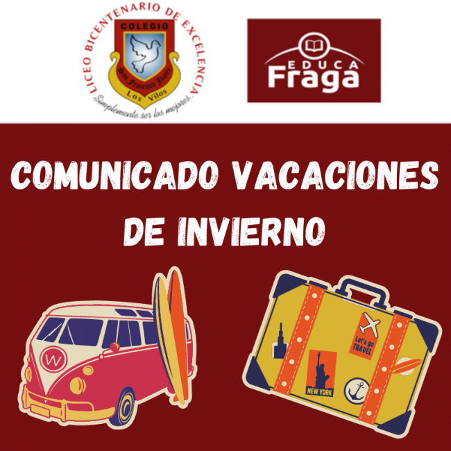 comunicado Vacaciones de Invierno
